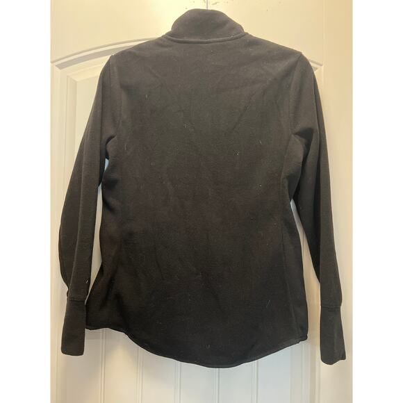 NWT Old Navy Women’s Long Sleeve Microfleece Zip‎ Up Jacket Size S Black Comfort - Picture 5 of 5